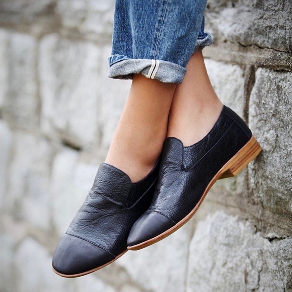 🎉BLK JEFFERY CAMPBELL SLIP ON LOAFERS!🎊🌴